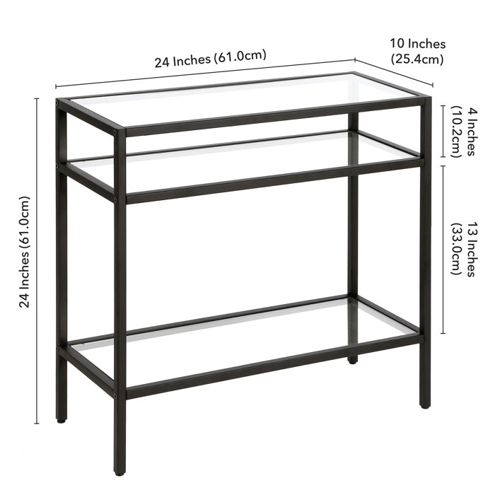 Etta Avenue™ Jamir Glass End Table & Reviews Wayfair
